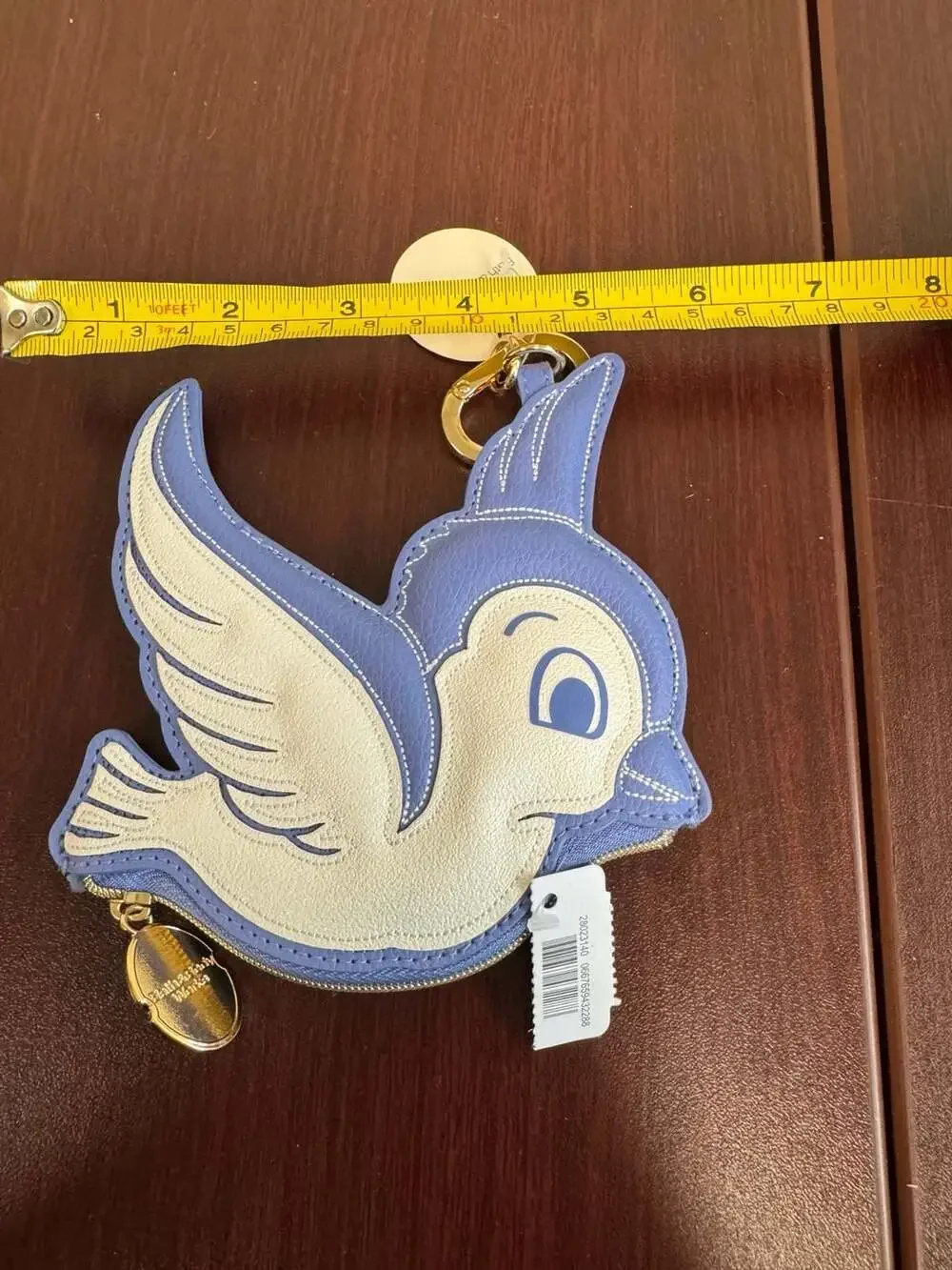 Bath & Body Works Disney Princess Snow White Blue Bird Coin Purse Keychain